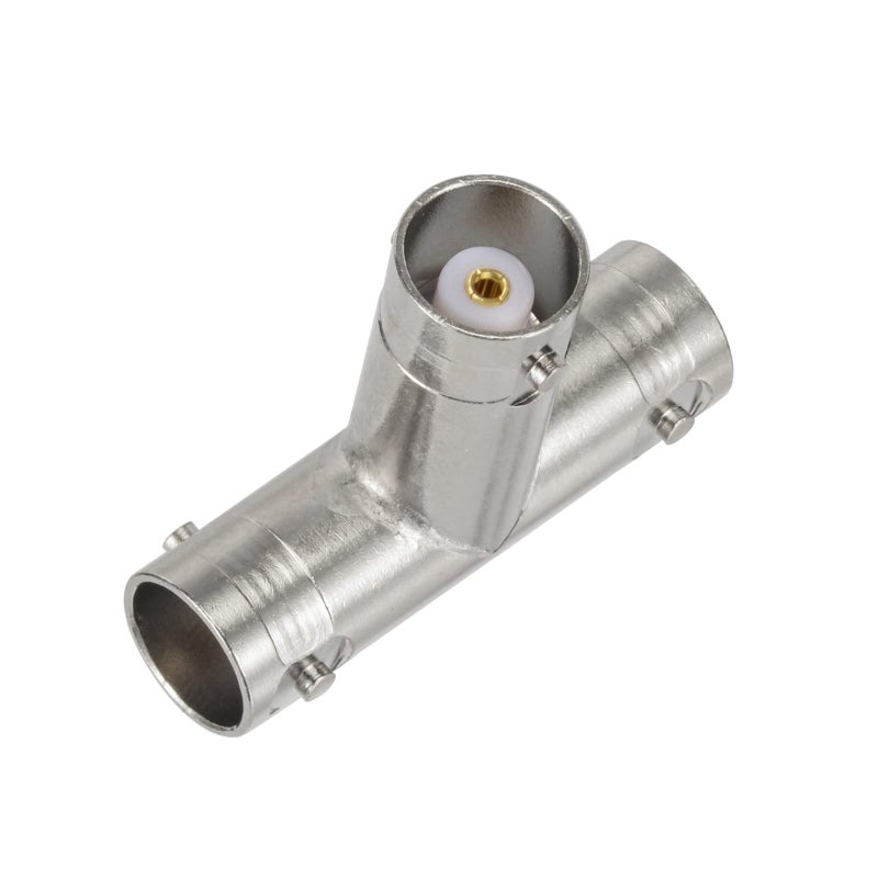 Eightwood 2pcs BNC Tee Type Adapter BNC Female to Female to Female Video Splitter Connector for CCTV DVR Camera - Image 4